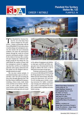 Firehouse Design Awards article