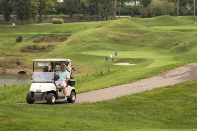 Golf Cart on Course