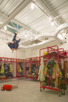 Rapelling, Kalispell Fire No. 62