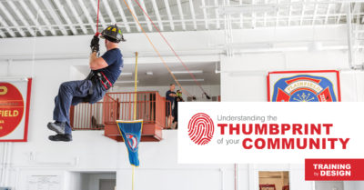 Mezzanine Ropes Training, Plainfield Fire Territory Station No. 122